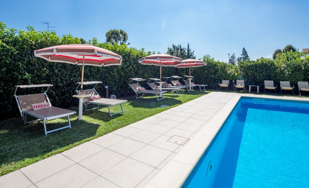 Relax in our outdoor pool